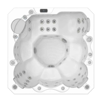 Set minipiscina Wellis, Prague CityLife Deluxe, cu capac, pentru 6 persoane